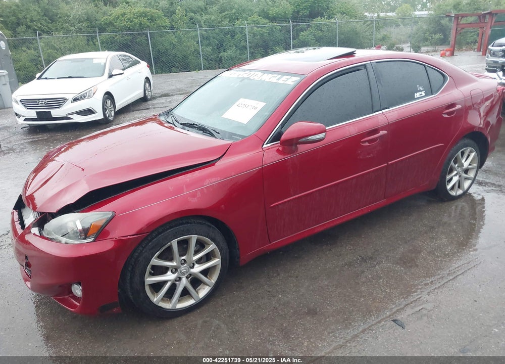 2012 LEXUS IS250 VIN: JTHCF5C2XC5052988