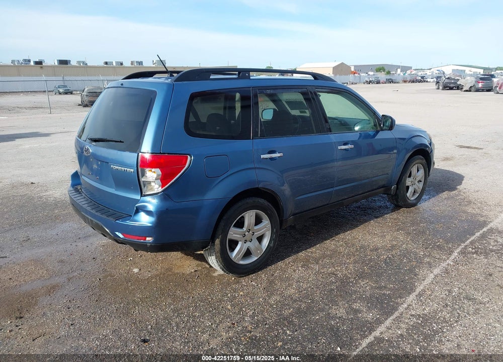 2009 SUBARU FORESTER 2.5X VIN: JF2SH63639H762890