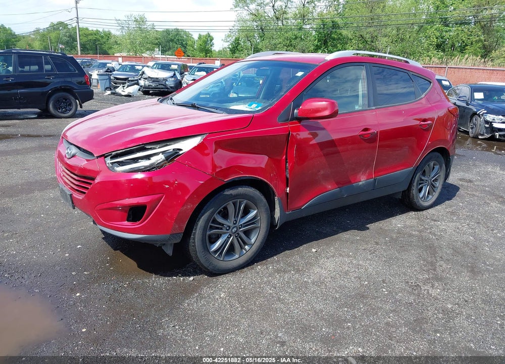 2014 HYUNDAI TUCSON SE VIN: KM8JU3AG8EU838682