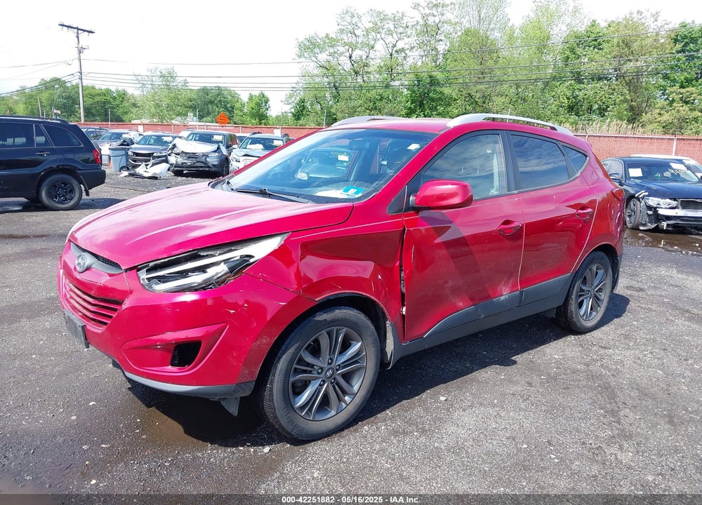 2014 HYUNDAI TUCSON SE VIN: KM8JU3AG8EU838682
