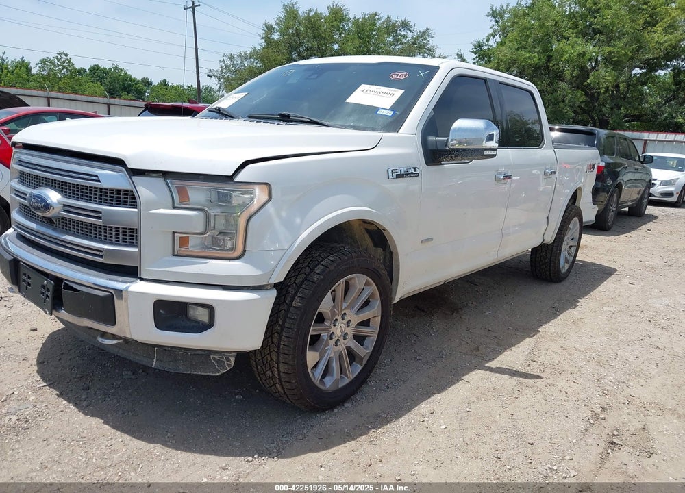 2015 FORD F-150 PLATINUM VIN: 1FTEW1EG2FFC77187