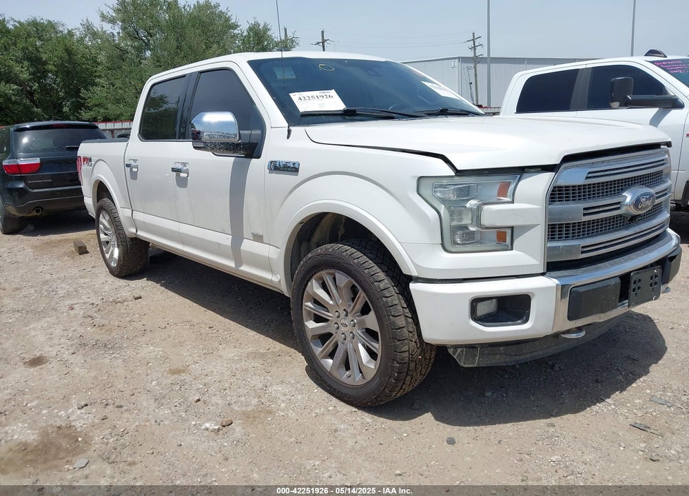 2015 FORD F-150 PLATINUM VIN: 1FTEW1EG2FFC77187