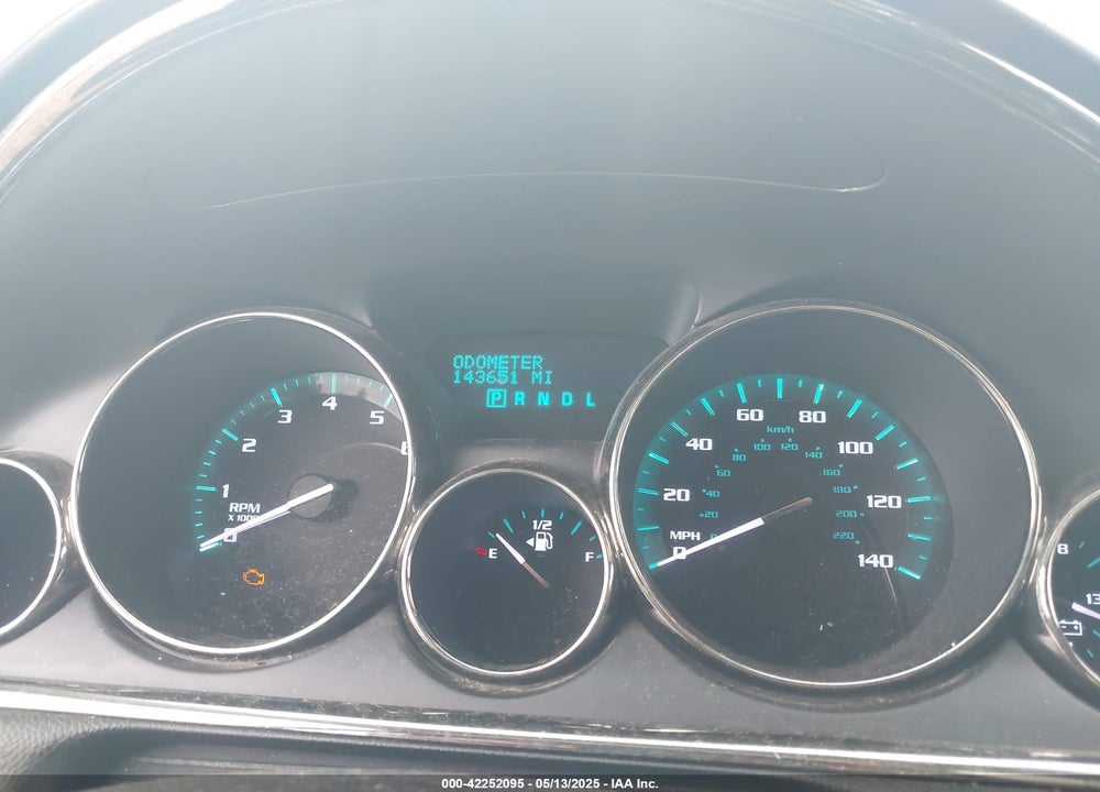 2013 BUICK ENCLAVE PREMIUM VIN: 5GAKRDKDXDJ108620