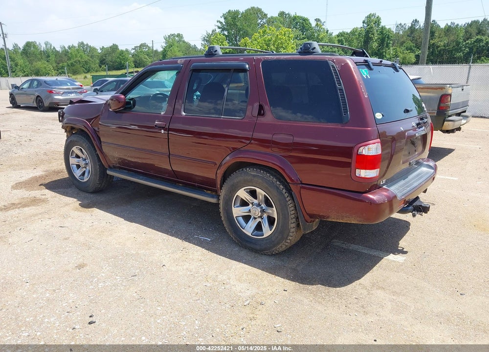 2004 NISSAN PATHFINDER LE PLATINUM VIN: JN8DR09Y54W901825