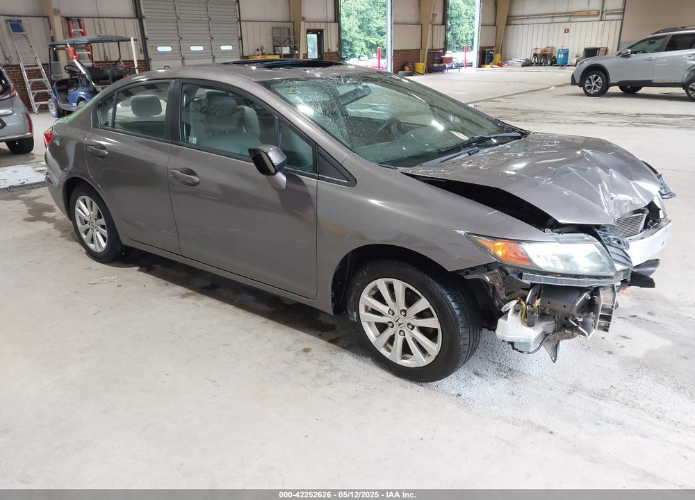 2012 HONDA CIVIC EX VIN: 19XFB2F8XCE344802