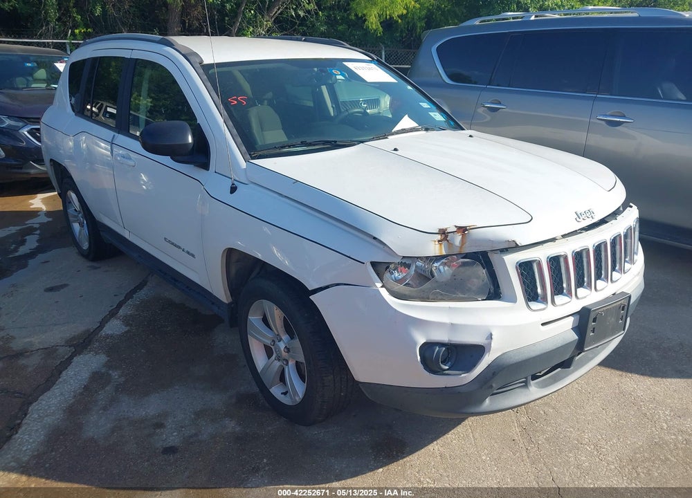 2016 JEEP COMPASS SPORT VIN: 1C4NJCBA7GD705620