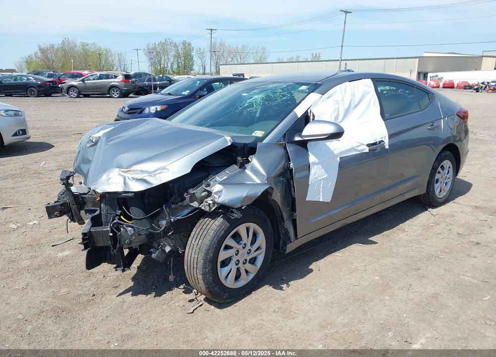 2019 HYUNDAI ELANTRA VIN: KMHD74LF1KU777590