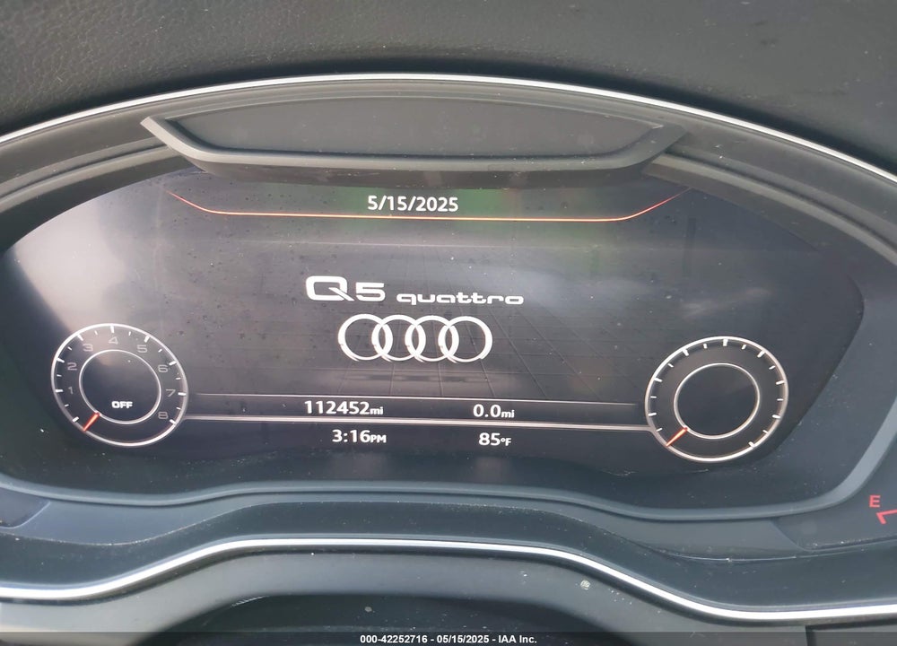 2019 AUDI Q5 45 PREMIUM VIN: WA1BNAFY3K2037963