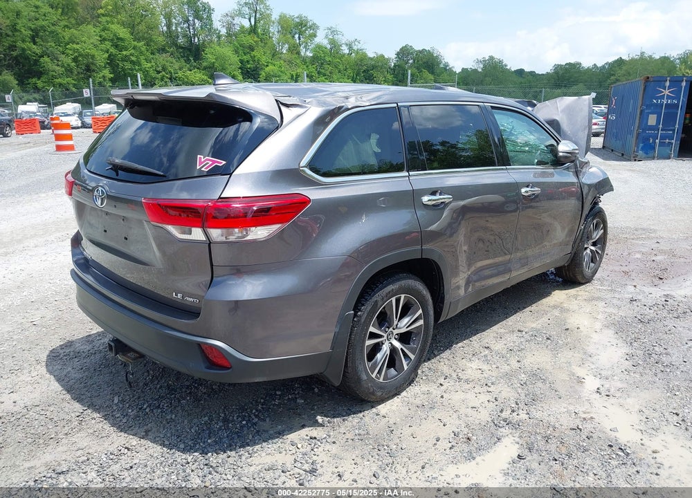 2019 TOYOTA HIGHLANDER VIN: 5TDBZRFH5KS722354