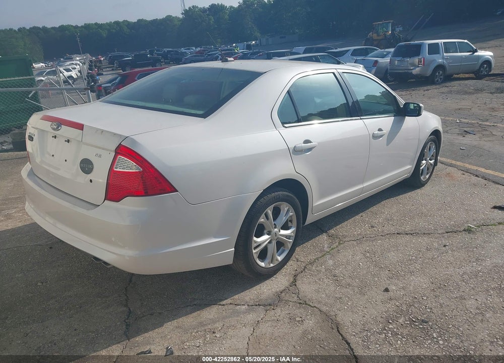 2012 FORD FUSION VIN: 3FAHP0HA4CR389358