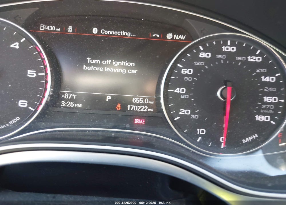 2014 AUDI A6 3.0 TDI PREMIUM PLUS VIN: WAUHMAFC8EN081609