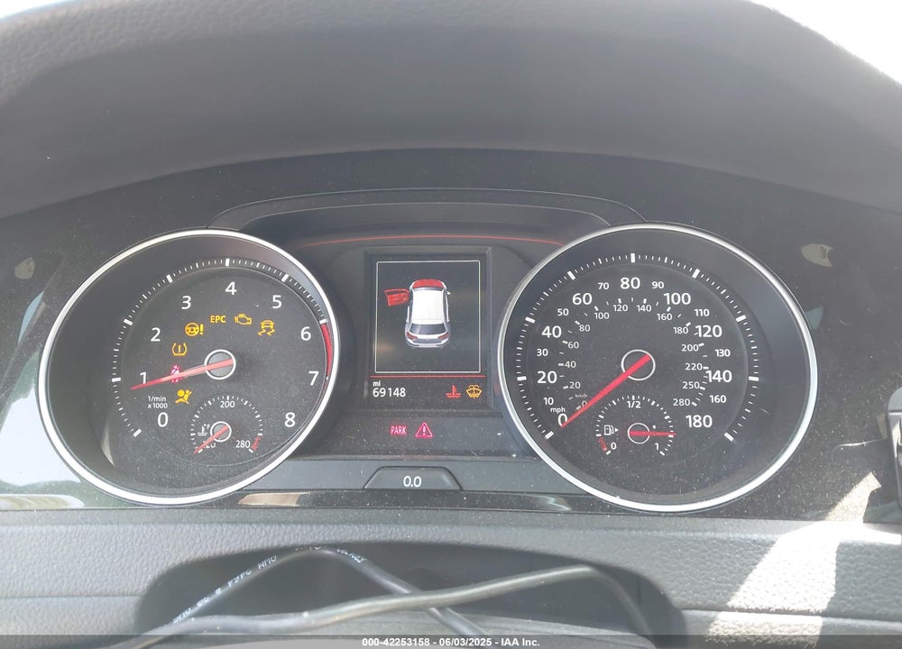 2020 VOLKSWAGEN GOLF GTI 2.0T AUTOBAHN/2.0T S/2.0T SE VIN: 3VW5T7AU0LM007553