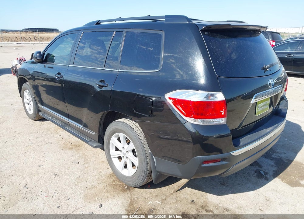 2013 TOYOTA HIGHLANDER VIN: 5TDZK3EH6DS127114