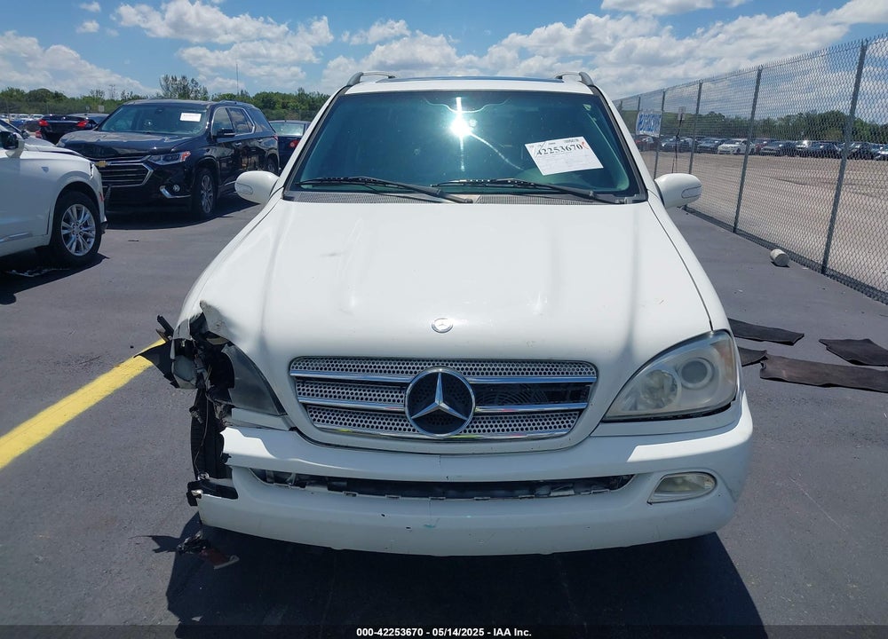 2005 MERCEDES-BENZ ML 350 4MATIC VIN: 4JGAB57E95A566653