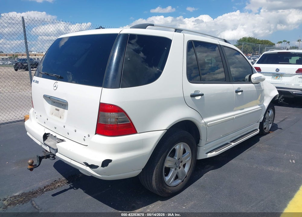 2005 MERCEDES-BENZ ML 350 4MATIC VIN: 4JGAB57E95A566653