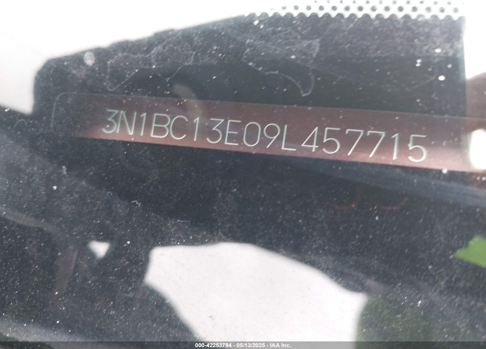 2009 NISSAN VERSA 1.8S VIN: 3N1BC13E09L457715