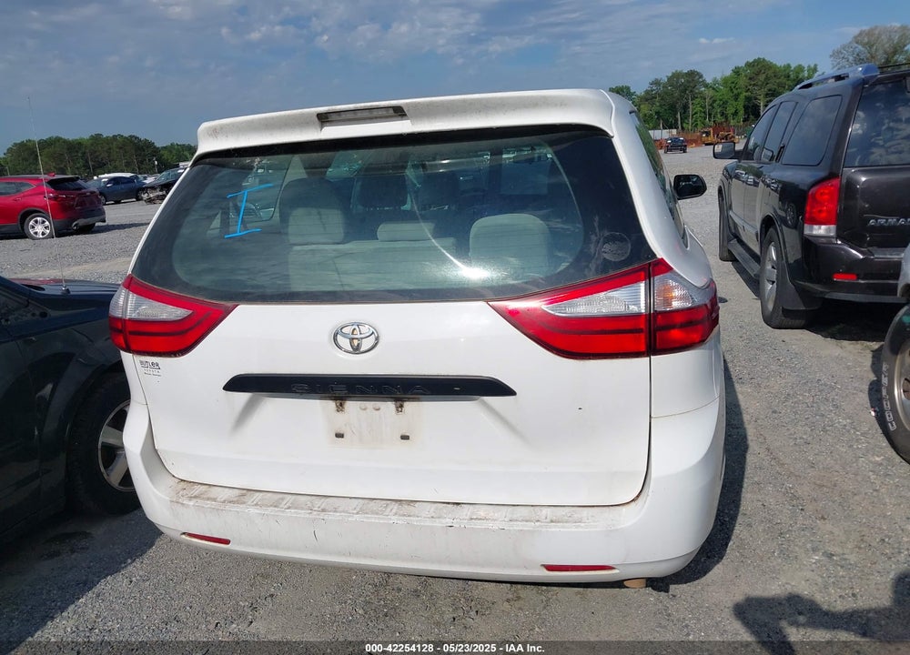 2017 TOYOTA SIENNA L 7 PASSENGER VIN: 5TDZZ3DC2HS791742