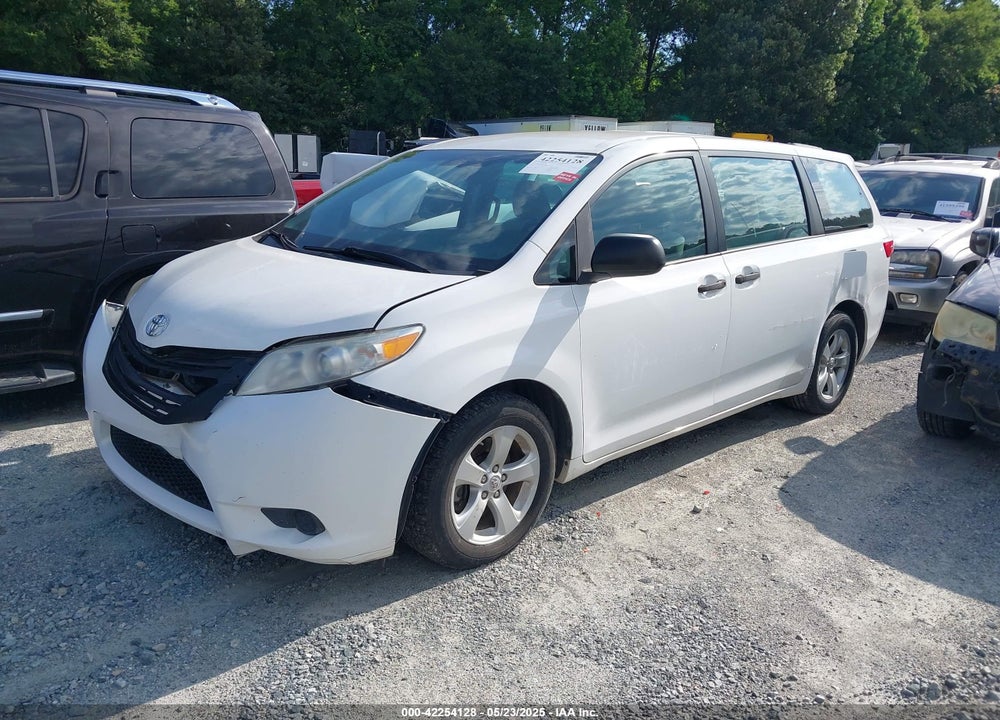 2017 TOYOTA SIENNA L 7 PASSENGER VIN: 5TDZZ3DC2HS791742