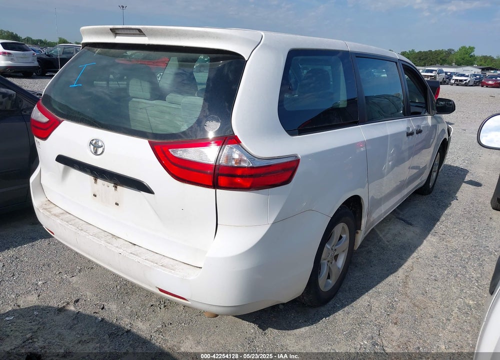 2017 TOYOTA SIENNA L 7 PASSENGER VIN: 5TDZZ3DC2HS791742