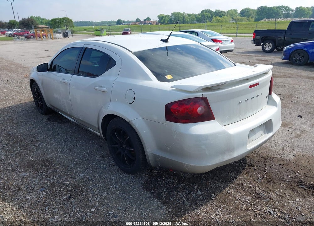 2011 DODGE AVENGER MAINSTREET VIN: 1B3BD1FG2BN508517