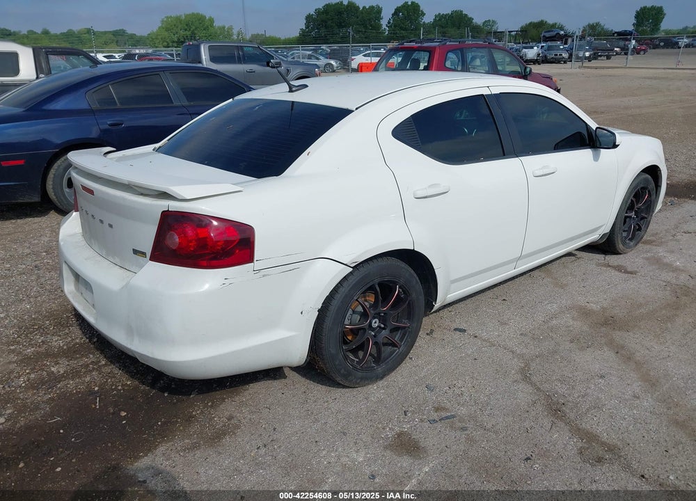 2011 DODGE AVENGER MAINSTREET VIN: 1B3BD1FG2BN508517