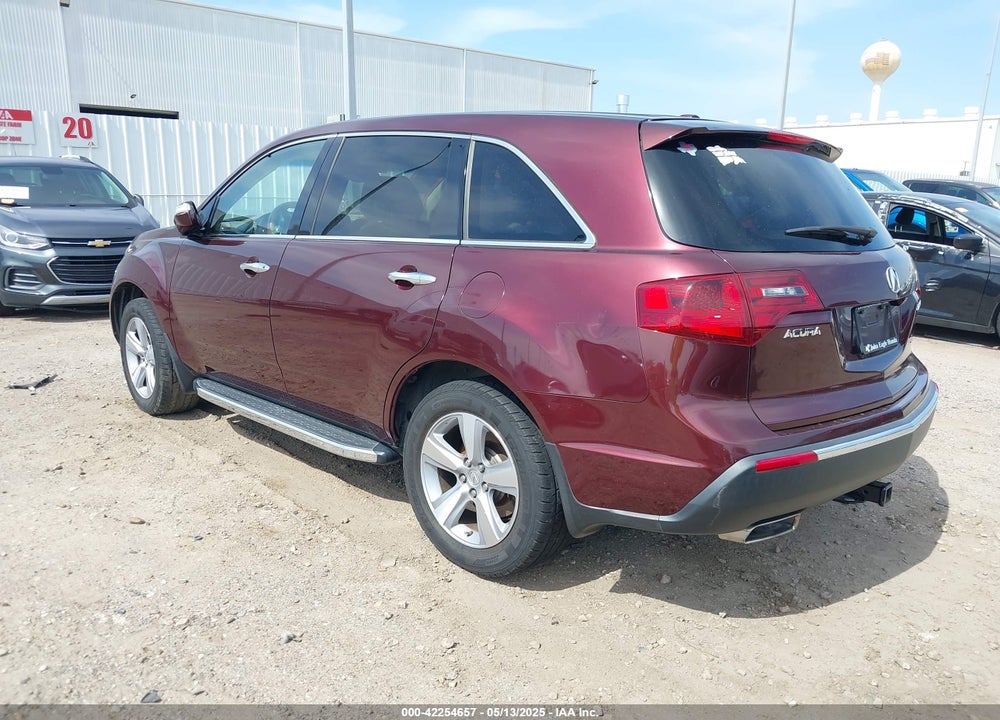 2012 ACURA MDX TECHNOLOGY PACKAGE VIN: 2HNYD2H39CH537252