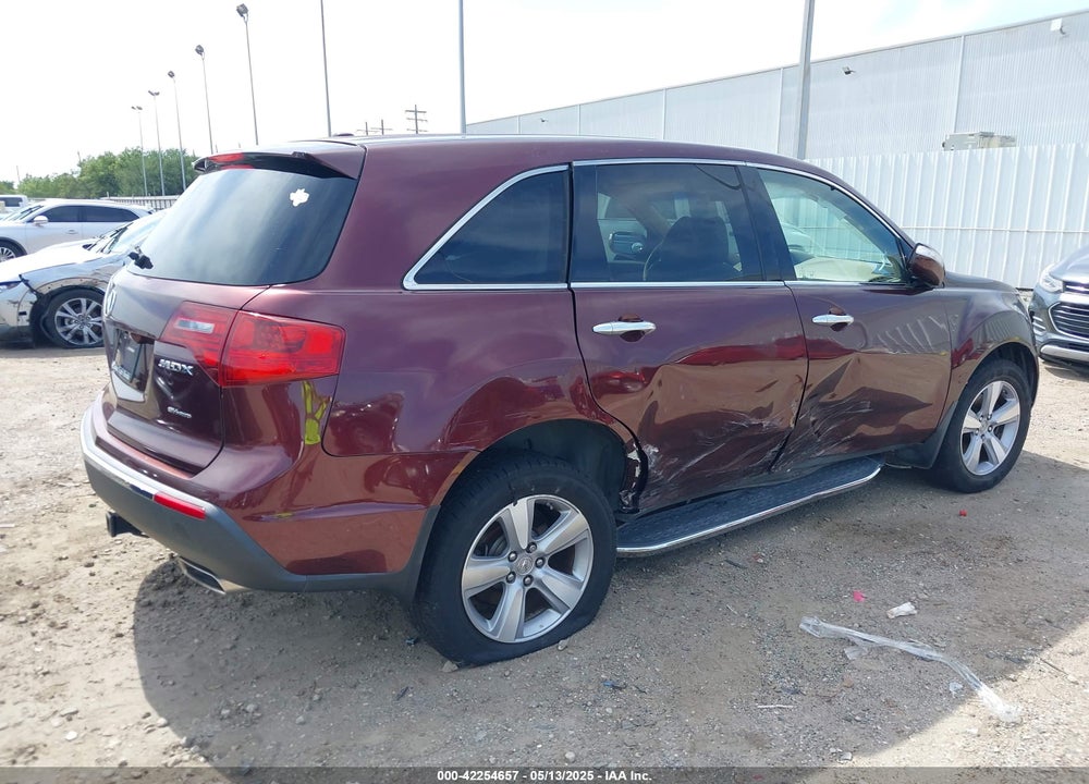 2012 ACURA MDX TECHNOLOGY PACKAGE VIN: 2HNYD2H39CH537252