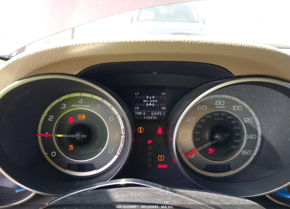2012 ACURA MDX TECHNOLOGY PACKAGE VIN: 2HNYD2H39CH537252