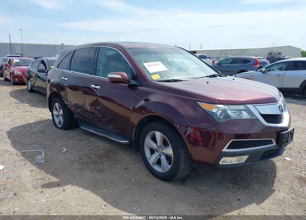2012 ACURA MDX TECHNOLOGY PACKAGE VIN: 2HNYD2H39CH537252