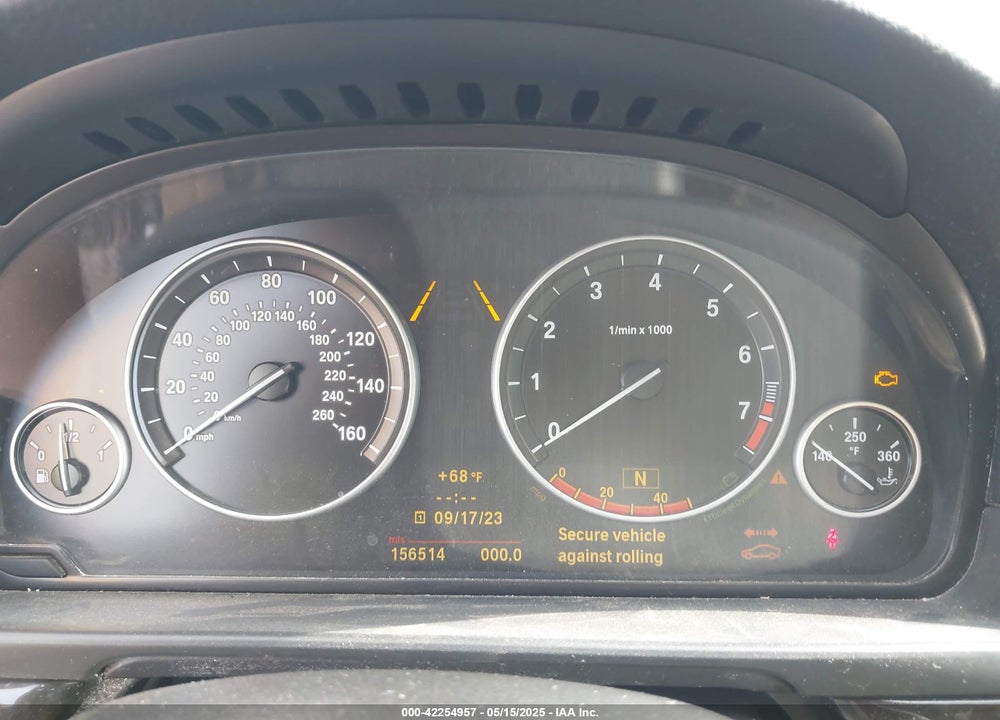 2011 BMW 550I VIN: WBAFR9C59BC617875