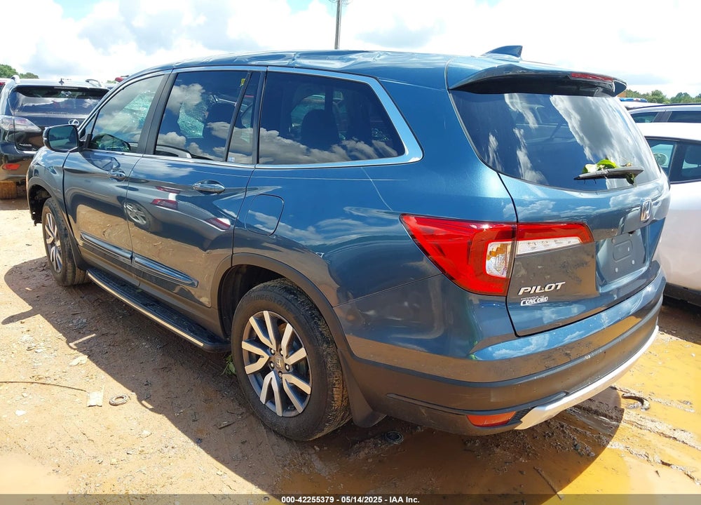 2022 HONDA PILOT AWD EX-L VIN: 5FNYF6H53NB023298