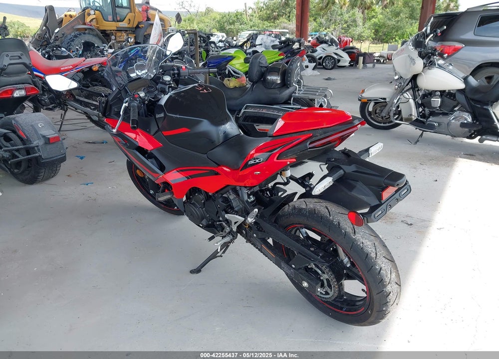 2025 KAWASAKI EX500 A/B VIN: ML5EXGJ14SDA38082