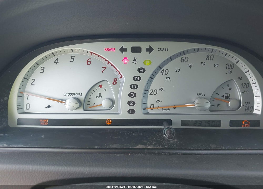 2004 TOYOTA CAMRY VIN: 4T1BA30K84U033394