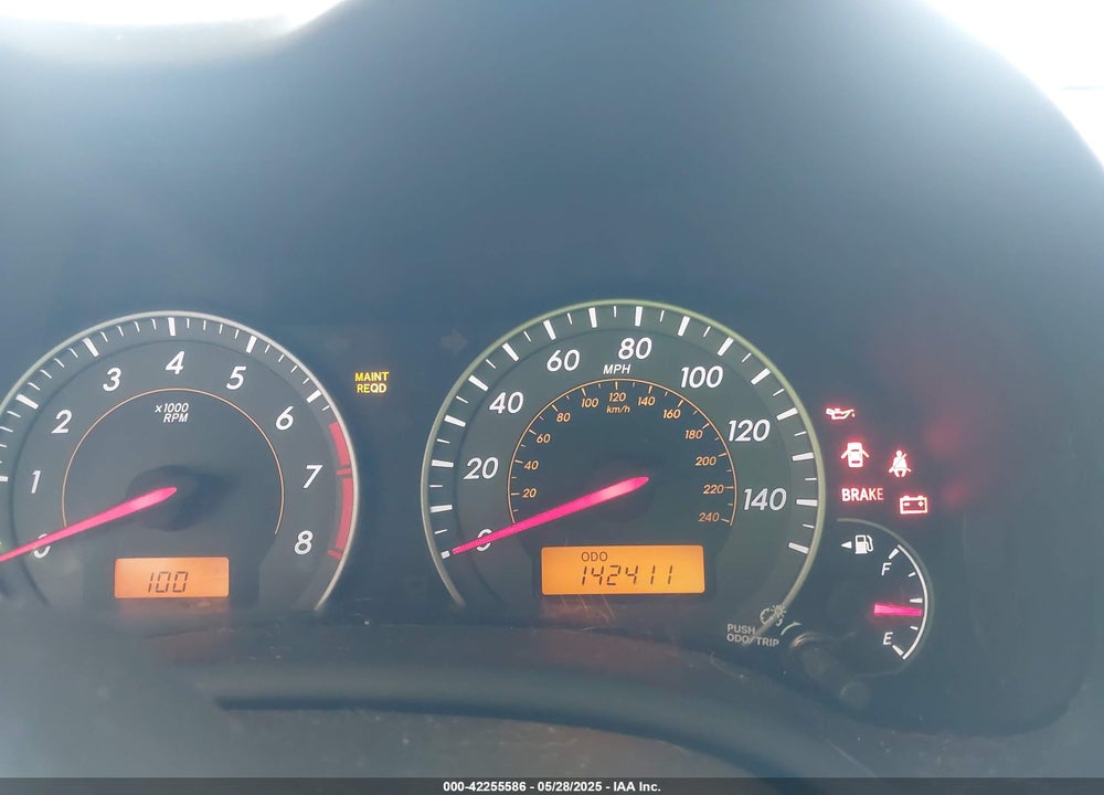 2009 TOYOTA COROLLA XRS VIN: 1NXBE40E29Z002492
