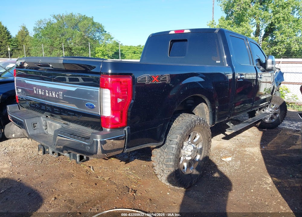2017 FORD F-350 KING RANCH VIN: 1FT8W3BT6HEC19764