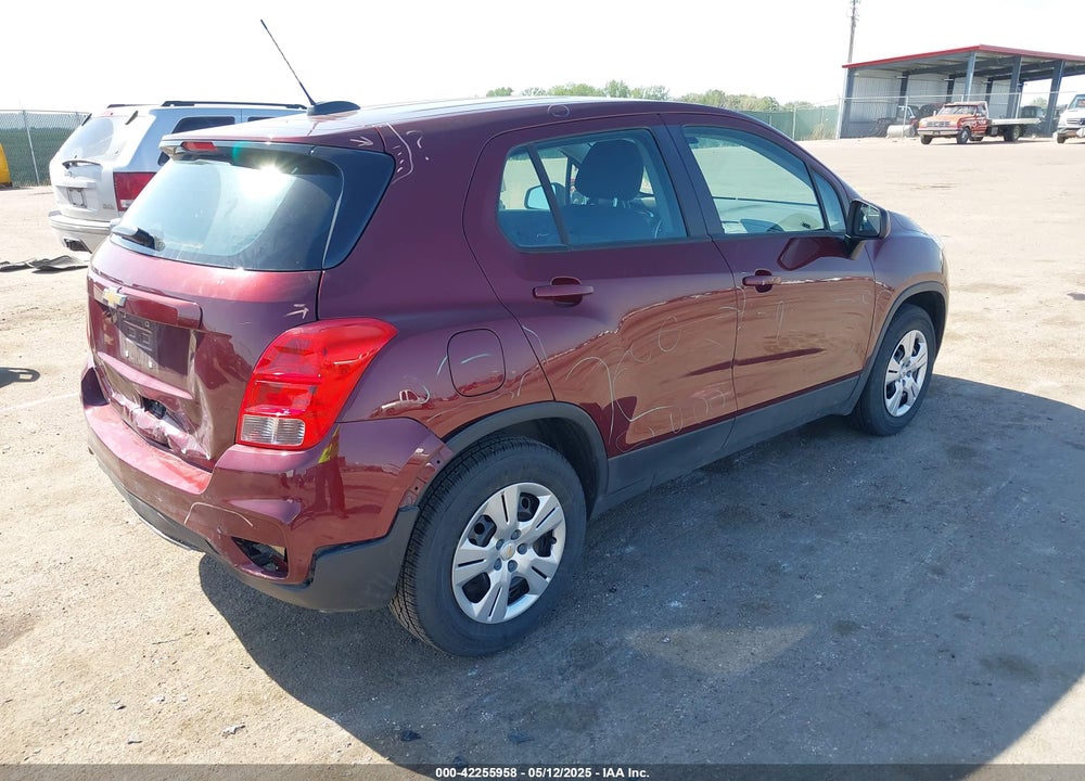 2017 CHEVROLET TRAX LS VIN: 3GNCJKSBXHL276356