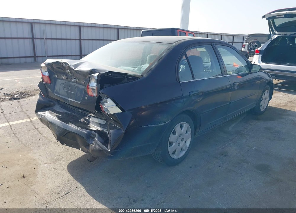 2001 HONDA CIVIC VIN: 2HGES26711H604431