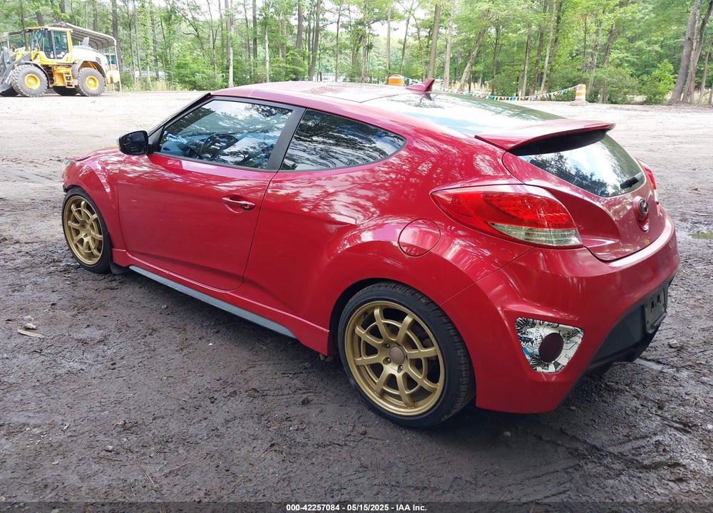 2014 HYUNDAI VELOSTER TURBO W/BLACK VIN: KMHTC6AE9EU209444