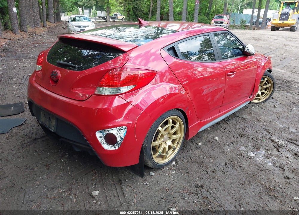 2014 HYUNDAI VELOSTER TURBO W/BLACK VIN: KMHTC6AE9EU209444
