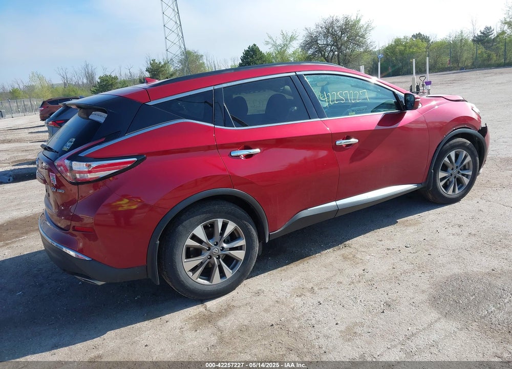 2015 NISSAN MURANO SV VIN: 5N1AZ2MHXFN244039