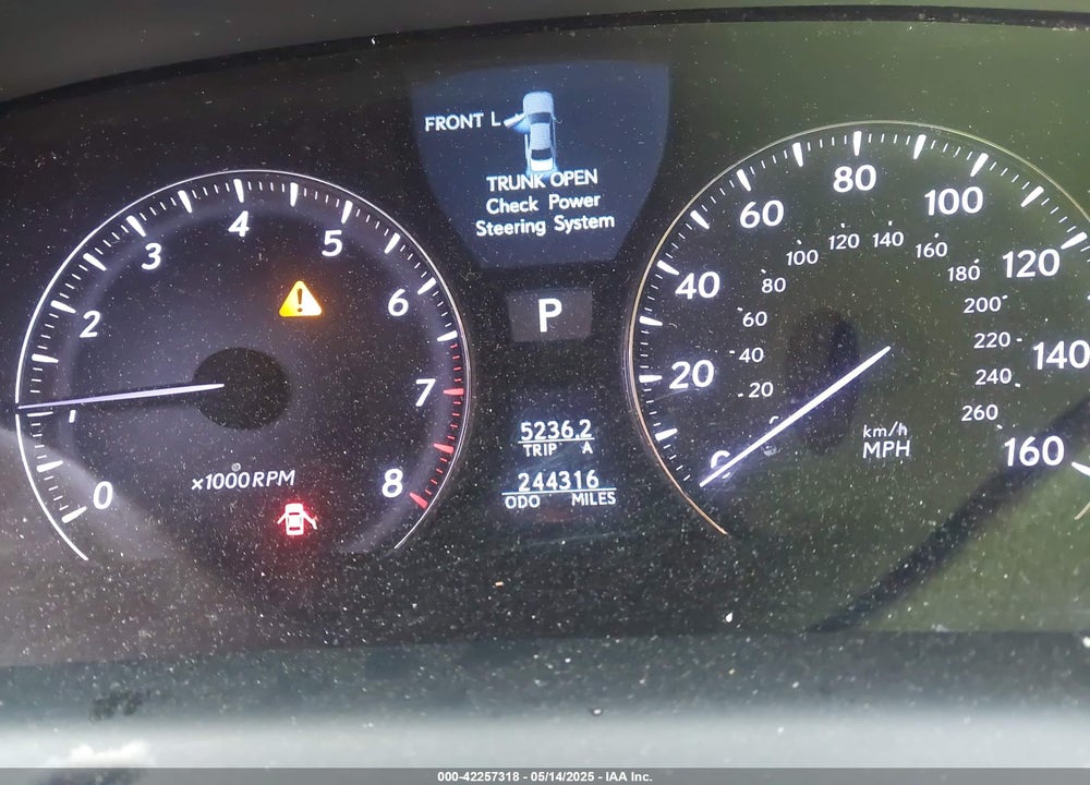 2007 LEXUS LS 460 VIN: JTHBL46F575013874