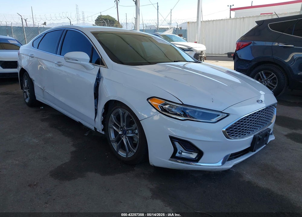 2020 FORD FUSION HYBRID TITANIUM VIN: 3FA6P0RU9LR170993