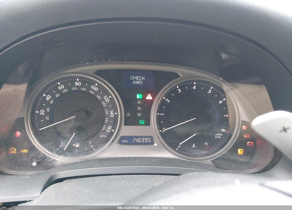 2010 LEXUS IS 250 VIN: JTHCF5C29A5038612