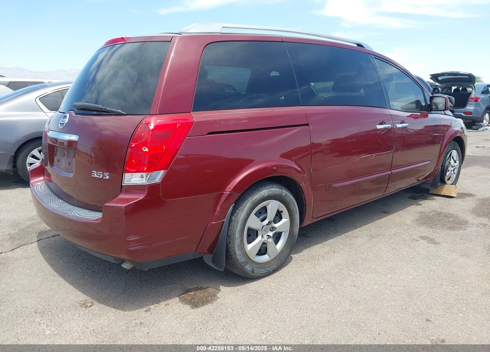 2009 NISSAN QUEST 3.5 S VIN: 5N1BV28U99N108318