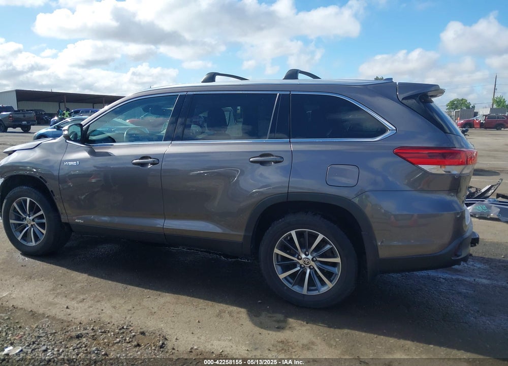 2019 TOYOTA HIGHLANDER HYBRID VIN: 5TDJGRFH6KS078946