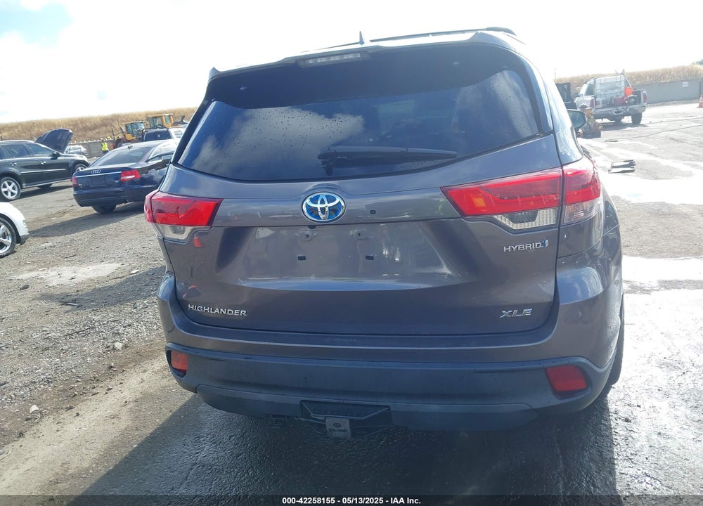 2019 TOYOTA HIGHLANDER HYBRID VIN: 5TDJGRFH6KS078946