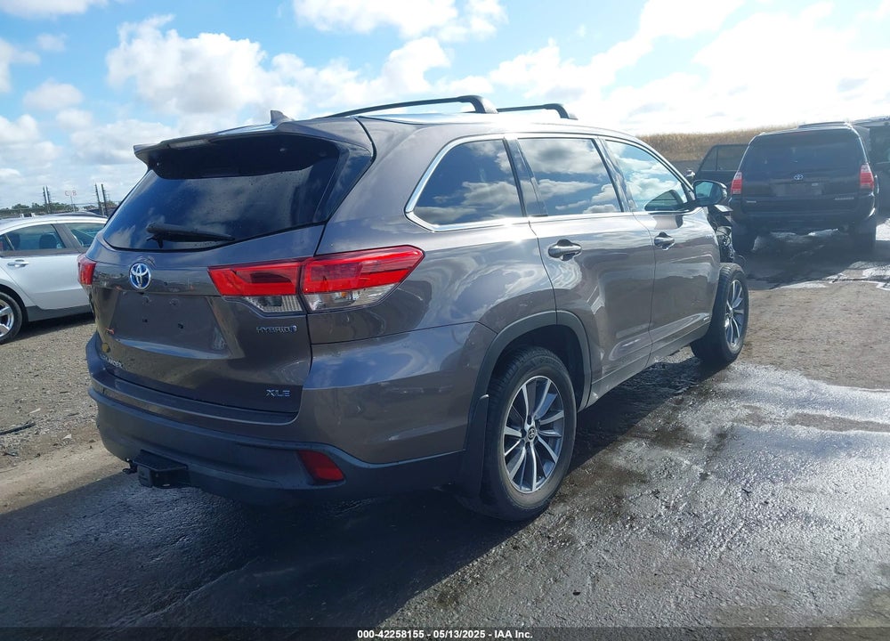 2019 TOYOTA HIGHLANDER HYBRID VIN: 5TDJGRFH6KS078946