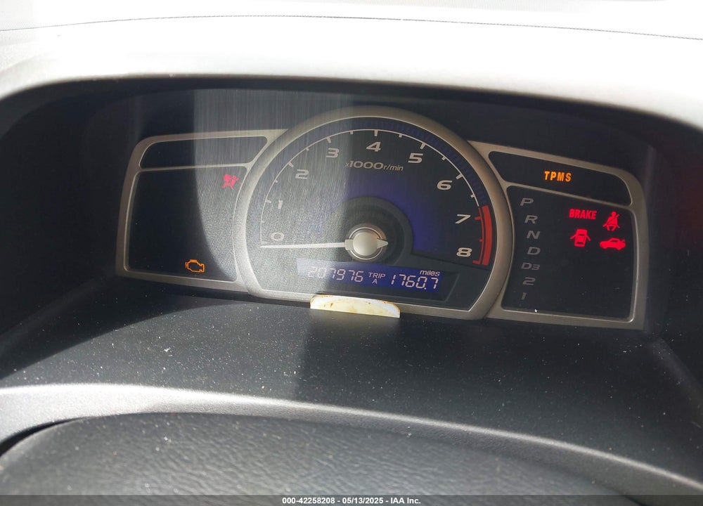 2009 HONDA CIVIC VIN: 2HGFA16529H309561