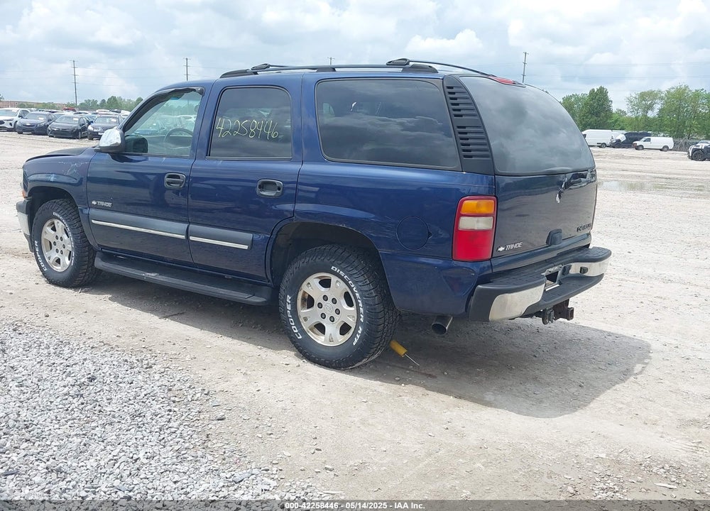 2002 CHEVROLET TAHOE LS VIN: 1GNEC13Z52R284289