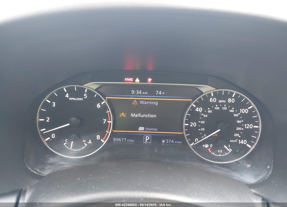 2019 NISSAN ALTIMA 2.5 SR VIN: 1N4BL4CV2KC193614